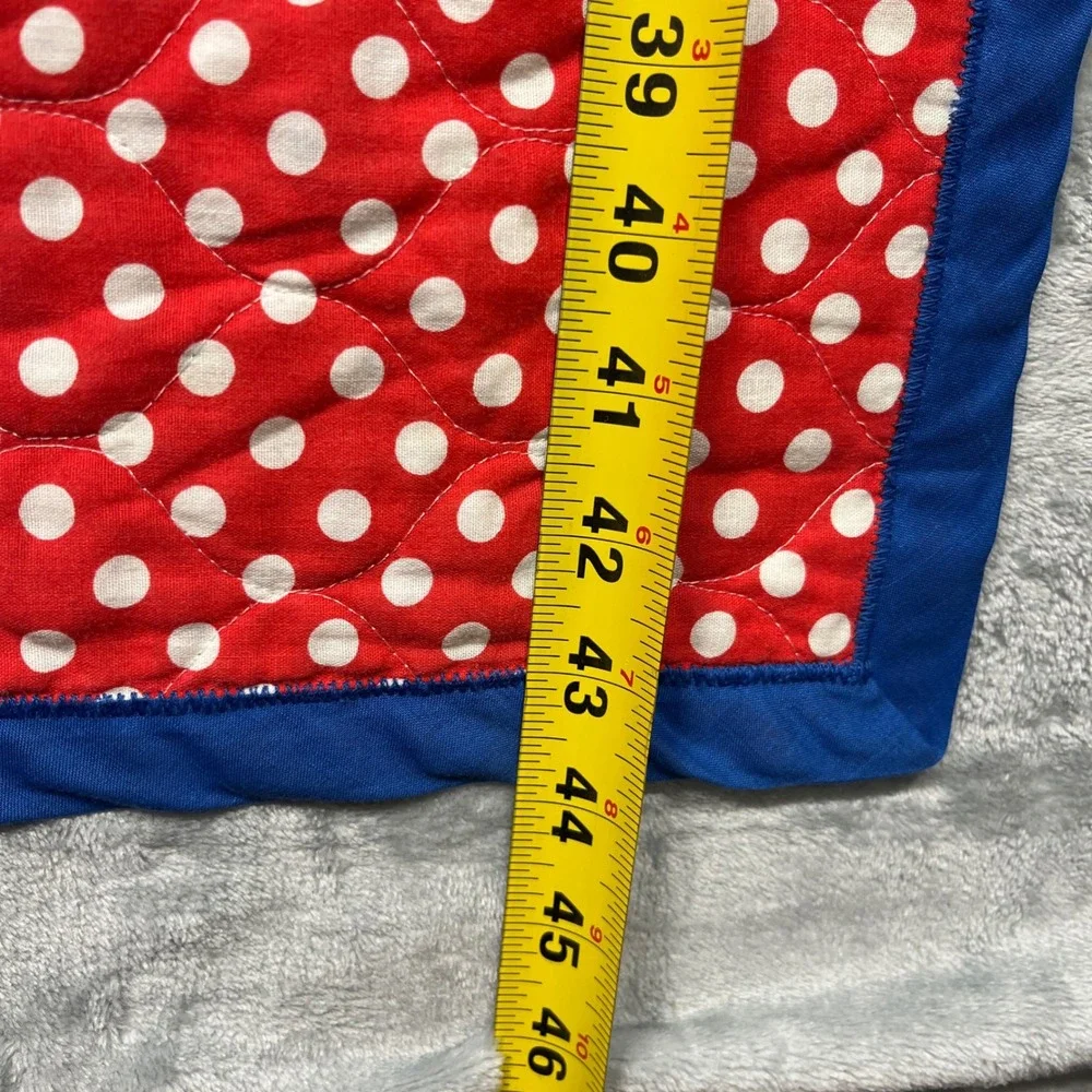 Handmade Baby Quilt Infant Multicolor Circus Teddy Bear‎ Clown Polka Dot Patch
